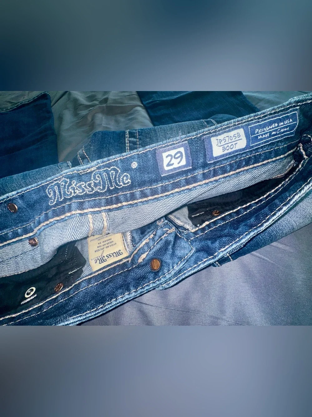 Miss Me Western Rodeo Cowgirl Denim Rhinestone Bootcut Jeans!